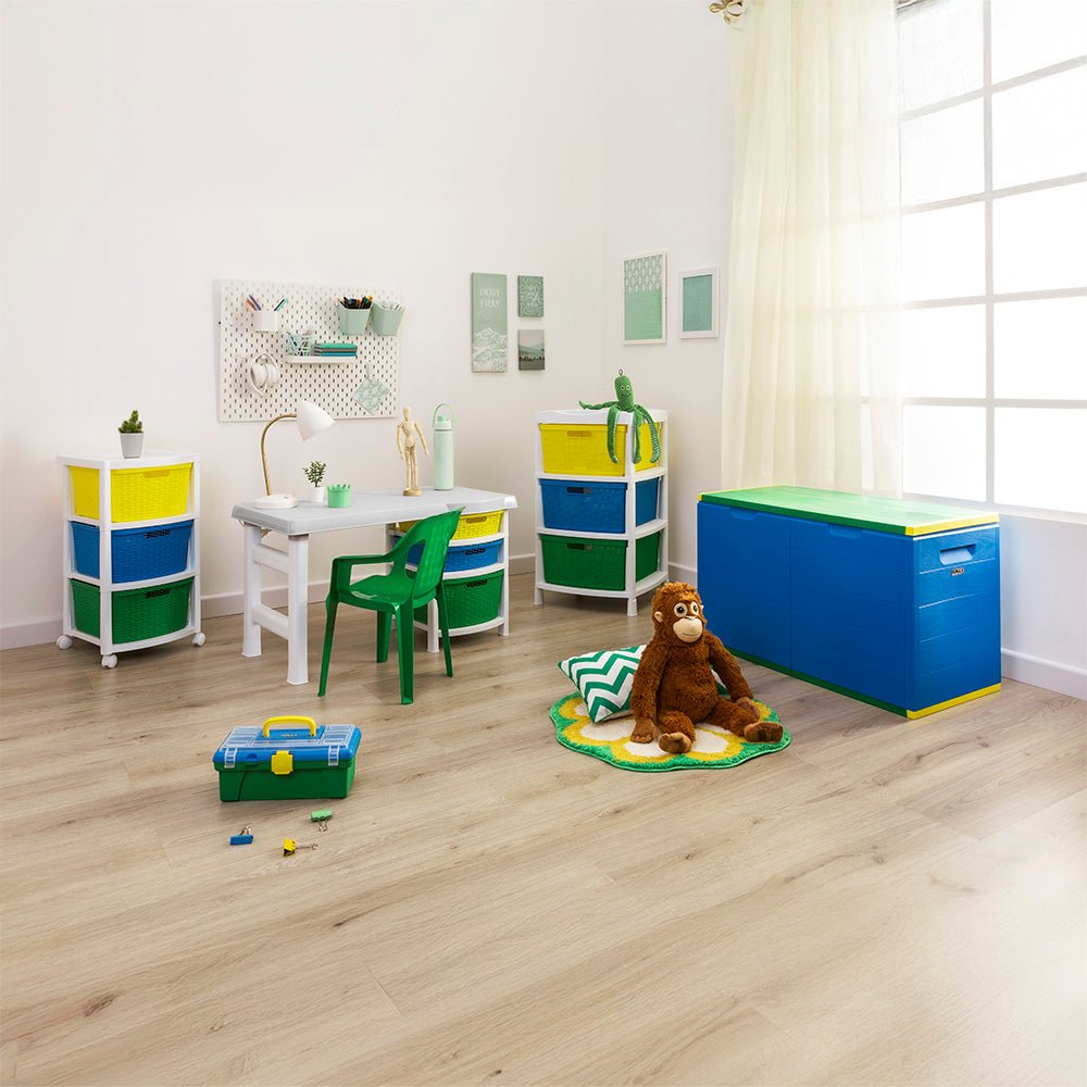 Mesa Infantil Rimax Pequeñín Azul 70.7x50.7cm Cuadrado - MESAS AUXILIARES | Bylmo