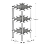 Mesa Multiusos Rimax Blanco 35x71.5cm Cuadrado - MESAS AUXILIARES | Bylmo