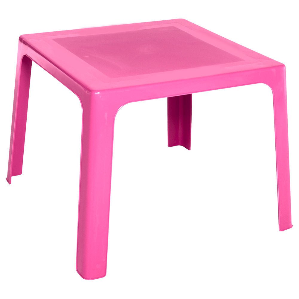 Mesa Infantil Rimax Pequeñin Rosado Fuerte 70.7x50.7cm Cuadrado