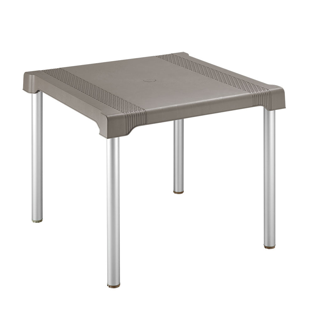 Mesa Auxiliar Rimax Shia Moca 85.6x72.5cm Cuadrado - MESAS AUXILIARES | Bylmo