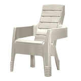 Silla Playera Rimax Barú Taupe 67.5x89.1cm con Apoya Brazos y con Espaldar - SILLAS DE EXTERIOR | Bylmo