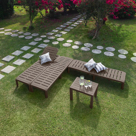 Cama Asoleadora Rimax Barú Moca 57.5x29cm con Espaldar - SILLAS DE EXTERIOR | Bylmo