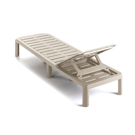 Cama Asoleadora Rimax Barú Taupe 57.5x29cm con Espaldar - SILLAS DE EXTERIOR | Bylmo