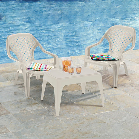 Silla Playera Rimax Taupe 60.1x74.8cm con Apoya Brazos y con Espaldar - SILLAS DE EXTERIOR | Bylmo