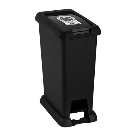 Basurero Rimax Negro 39x49cm de 20 Litros para No Aprovechables con Tapa De Pedal - BASUREROS Y PAPELERAS | Bylmo