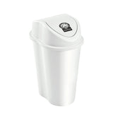 Papelera Rimax Style Blanco 39.3x55.4cm de 25 Litros para Aprovechables con Tapa Basculante - BASUREROS Y PAPELERAS | Bylmo