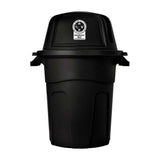 Basurero Rimax Negro 67x89.8cm de 100 Litros para No Aprovechables con Tapa Abatible - BASUREROS Y PAPELERAS | Bylmo