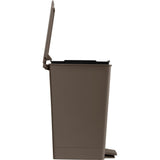 Basurero Rimax Moca 28x35cm de 8 Litros para Multiusos con Tapa De Pedal - BASUREROS Y PAPELERAS | Bylmo