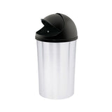 Papelera Rimax Negro 19.5x36cm de 5 Litros para Papeles con Tapa Basculante - BASUREROS Y PAPELERAS | Bylmo