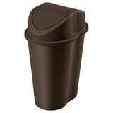 Papelera Rimax Style Wengue 39.3x55.4cm de 25 Litros para Multiusos con Tapa Basculante - BASUREROS Y PAPELERAS | Bylmo