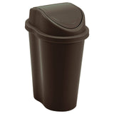 Papelera Rimax Style Wengue 18.5x25.7cm de 2.5 Litros para Multiusos con Tapa Basculante - BASUREROS Y PAPELERAS | Bylmo