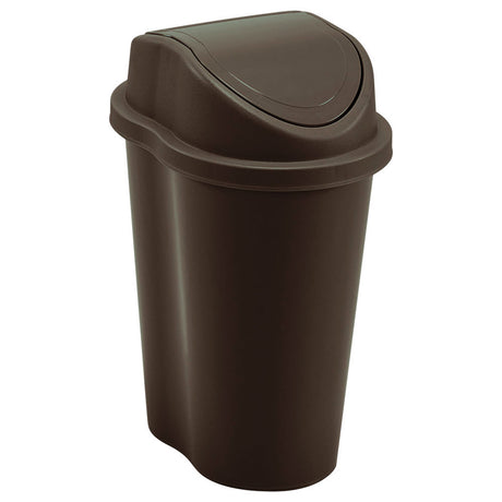 Papelera Rimax Style Wengue 18.5x25.7cm de 2.5 Litros para Multiusos con Tapa Basculante - BASUREROS Y PAPELERAS | Bylmo