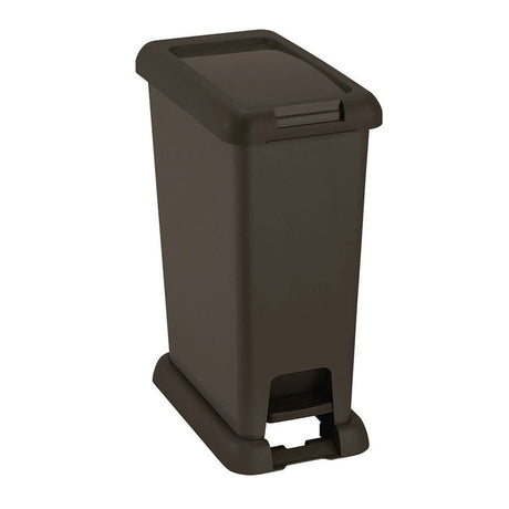 Basurero Rimax Wengue 39x49cm de 20 Litros para Multiusos con Tapa De Pedal - BASUREROS Y PAPELERAS | Bylmo