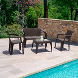 Combo Mesa de Centro con Sillas Rimax Wengue 67.6x42.5cm Rectangular - MESAS DE CENTRO | Bylmo