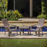 Mesa de Centro Rimax Barú Moca 60.7x43.5cm Circular - MESAS DE CENTRO | Bylmo