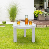 Mesa de Centro Rimax Barú Gris Hielo 60.7x43.5cm Circular - MESAS DE CENTRO | Bylmo
