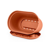 Matera de Mesa Rimax Rafia Terracota 40.5x18.1cm Ovalado con Orificio de Drenaje - MATERAS DE MESA | Bylmo