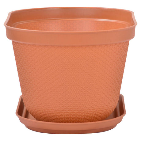 Matera de Mesa Rimax Rafia Terracota 40.5x18.1cm Ovalado con Orificio de Drenaje - MATERAS DE MESA | Bylmo