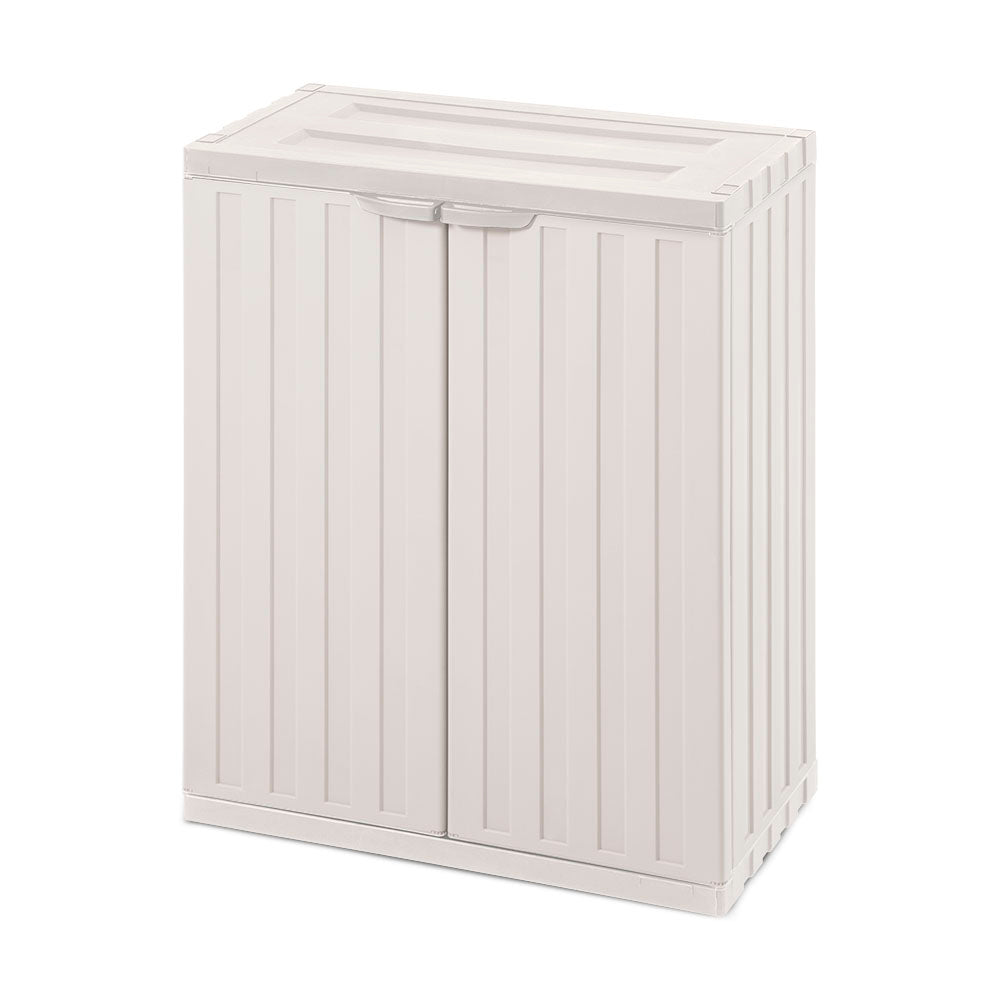 Armario de Aseo Rimax Home Almendra 67.6x85.5cm para Organizar con Dos Puertas - MUEBLES DE ASEO Y ROPAS | Bylmo