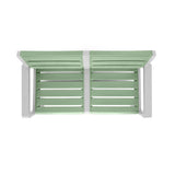 Sofá Rimax Barú Verde Salvia 131.4x74.6cm de Dos Puestos con Apoya Brazos - SOFAS Y POLTRONAS | Bylmo