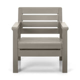 Sillón Rimax Barú Gris Cemento 74.6x74.6cm de Un Puesto con Apoya Brazos - SOFAS Y POLTRONAS | Bylmo