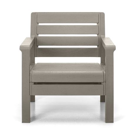 Sillón Rimax Barú Gris Cemento 74.6x74.6cm de Un Puesto con Apoya Brazos - SOFAS Y POLTRONAS | Bylmo