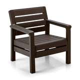 Sala Rimax Barú Wengue 131.4x74.6cm de Cuatro Puestos con Apoya Brazos - SOFAS Y POLTRONAS | Bylmo