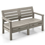 Sala Rimax Barú Gris Cemento 131.4x74.6cm de Cuatro Puestos con Apoya Brazos - SOFAS Y POLTRONAS | Bylmo