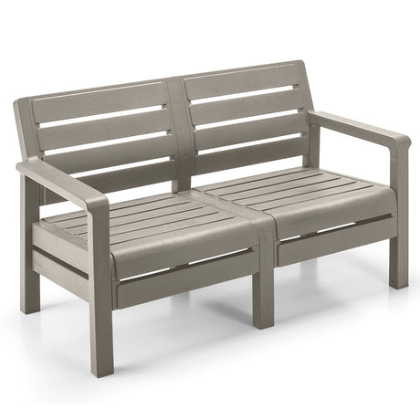Sala Rimax Barú Gris Cemento 131.4x74.6cm de Cuatro Puestos con Apoya Brazos - SOFAS Y POLTRONAS | Bylmo