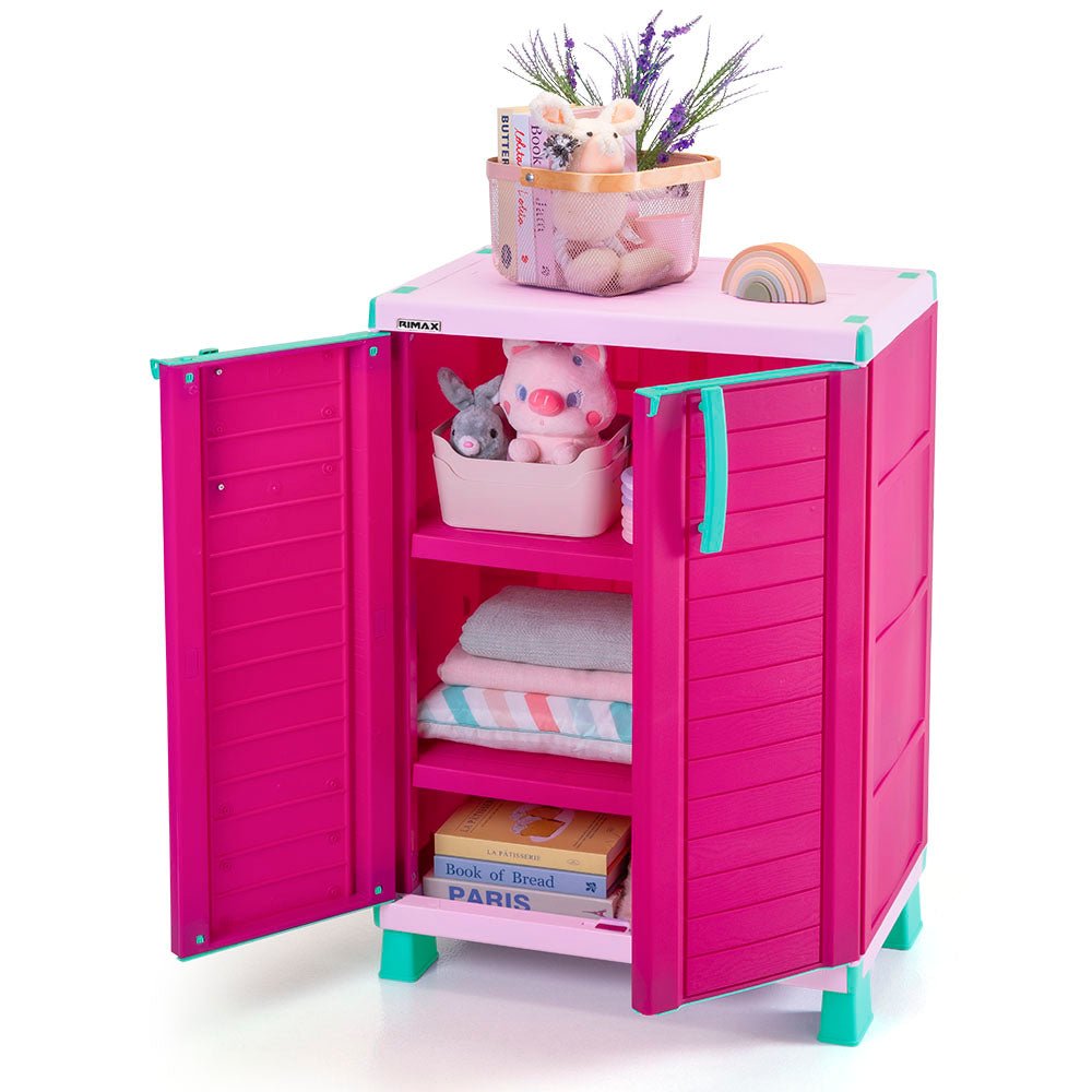 Cajonera Infantil Rimax Glam Morado 65x101cm de Tres Hileras sin Cajones