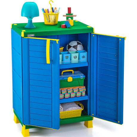 Cajonera Infantil Rimax Aventura Azul 65x101cm de Tres Hileras sin Cajones