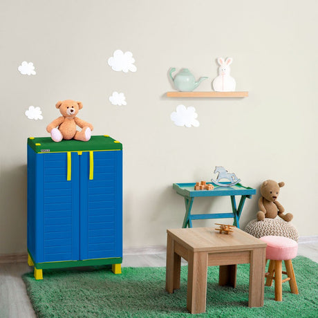 Cajonera Infantil Rimax Aventura Azul 65x101cm de Tres Hileras sin Cajones
