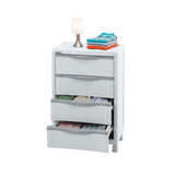 Cajonera Rimax Barú Gris 65x101cm de Cuatro Hileras con Cuatro Cajones - CAJONERAS Y COMODAS | Bylmo