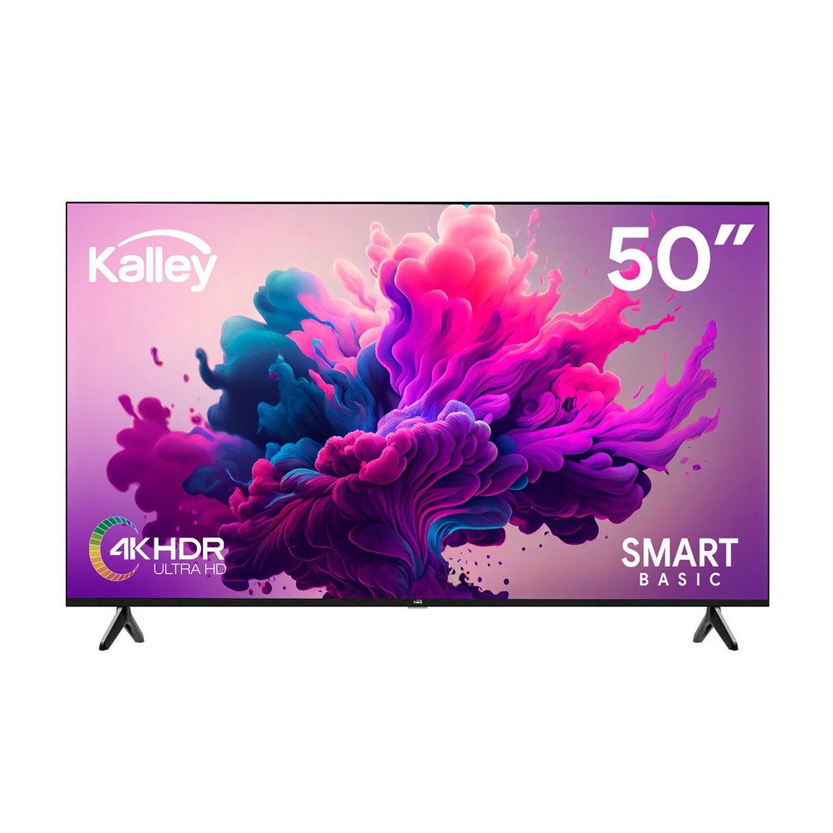Televisor Smart Kalley Linux Negro 111.12x64.07cm de 50" Pulgadas 4K 2160P - TELEVISORES | Bylmo