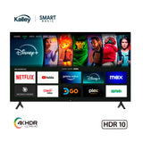 Televisor Smart Kalley Linux Negro 111.12x64.07cm de 50" Pulgadas 4K 2160P - TELEVISORES | Bylmo