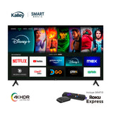 Televisor Smart Kalley Roku Negro 122.6x70.89cm de 55" Pulgadas 4K 2160P - TELEVISORES | Bylmo