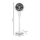 Ventilador de Mesa Kalley Blanco 34x59cm de 3 Velocidades con Temporizador - VENTILADORES | Bylmo