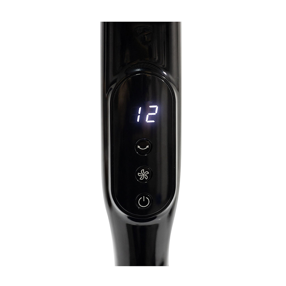 Ventilador de Piso Kalley Negro 45x69.5cm de 12 Velocidades con Temporizador - VENTILADORES | Bylmo