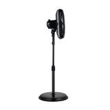 Ventilador de Piso Kalley Negro 42x94cm de 3 Velocidades y con Oscilación - VENTILADORES | Bylmo