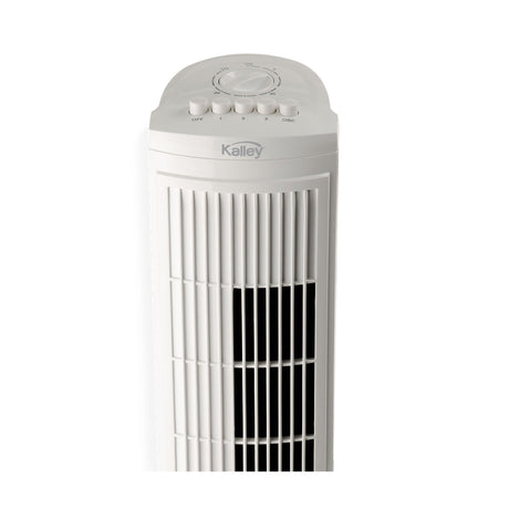 Ventilador de Torre Kalley Blanco 26x81.2cm de 3 Velocidades con Temporizador - VENTILADORES | Bylmo