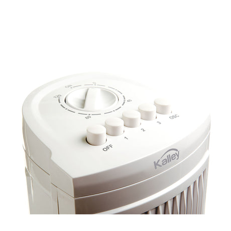 Ventilador de Torre Kalley Blanco 26x81.2cm de 3 Velocidades con Temporizador - VENTILADORES | Bylmo