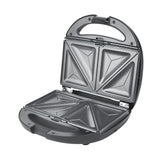 Sanduchera 3 en 1 Kalley Negro 23.1x9.6cm con Dos Puestos de Cocción - SANDUCHERAS Y WAFLERAS | Bylmo