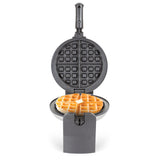 Waflera Kalley Gris y Negro 39.5x18cm con Un Puesto de Cocción - SANDUCHERAS Y WAFLERAS | Bylmo