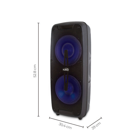 Parlante Kalley Negro 24.4x57.5cm con Conexión Bluetooth
