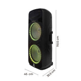 Parlante Kalley Negro 45x110.5cm con Conexión Bluetooth - PARLANTES | Bylmo