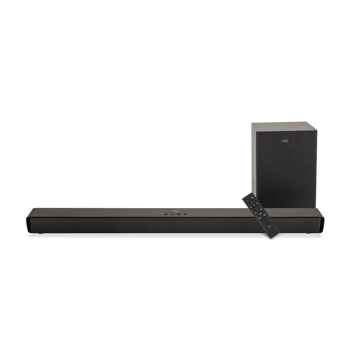 Set Barra de Sonido Kalley Negro 92x63cm con Conexión Bluetooth con Control Remoto y con Subwoofer - BARRAS DE SONIDO | Bylmo
