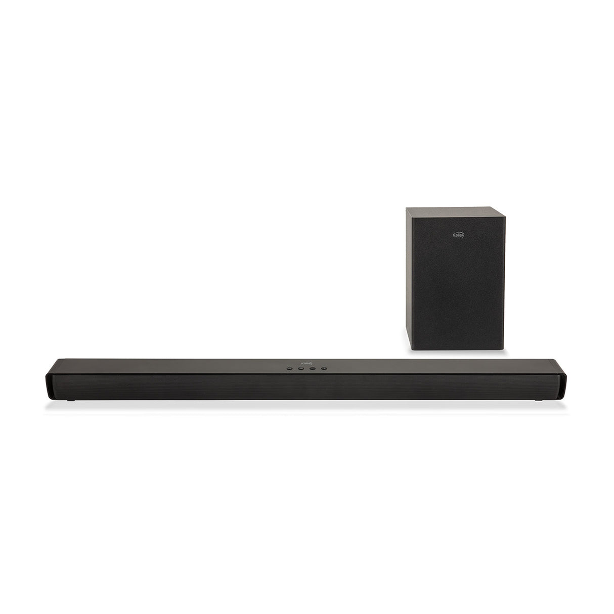 Set Barra de Sonido Kalley Negro 92x63cm con Conexión Bluetooth con Control Remoto y con Subwoofer - BARRAS DE SONIDO | Bylmo