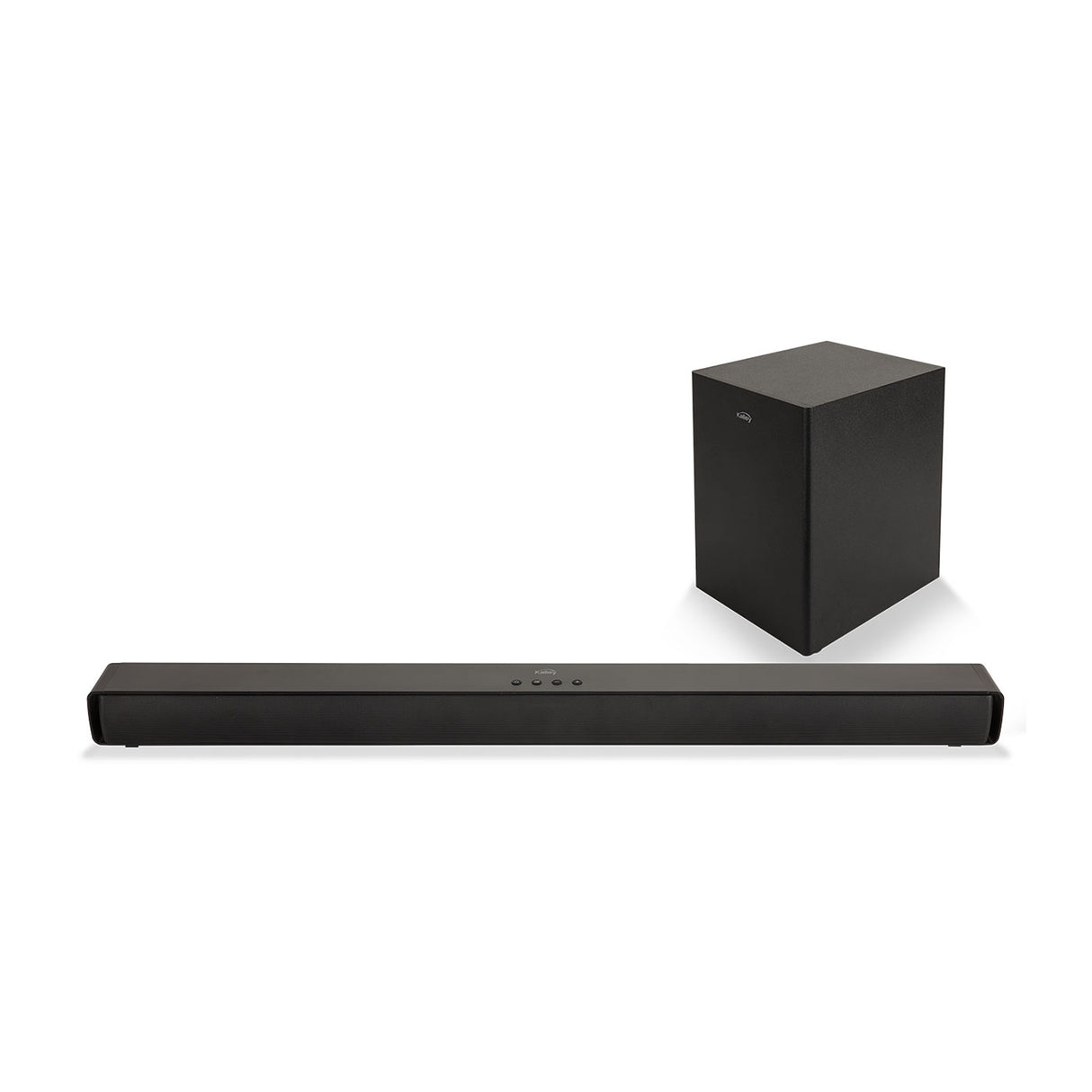 Set Barra de Sonido Kalley Negro 92x63cm con Conexión Bluetooth con Control Remoto y con Subwoofer - BARRAS DE SONIDO | Bylmo
