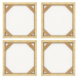 Cuadro decorativo en 4 Piezas Lienzo Jardin del Gato 34x34cm - CUADROS | Bylmo