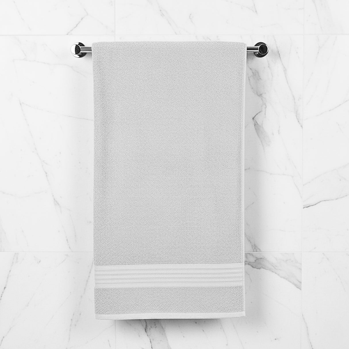 Toalla de Cuerpo Gris Claro 70x140cm Fondo Entero Muy Suave - TOALLAS | Bylmo